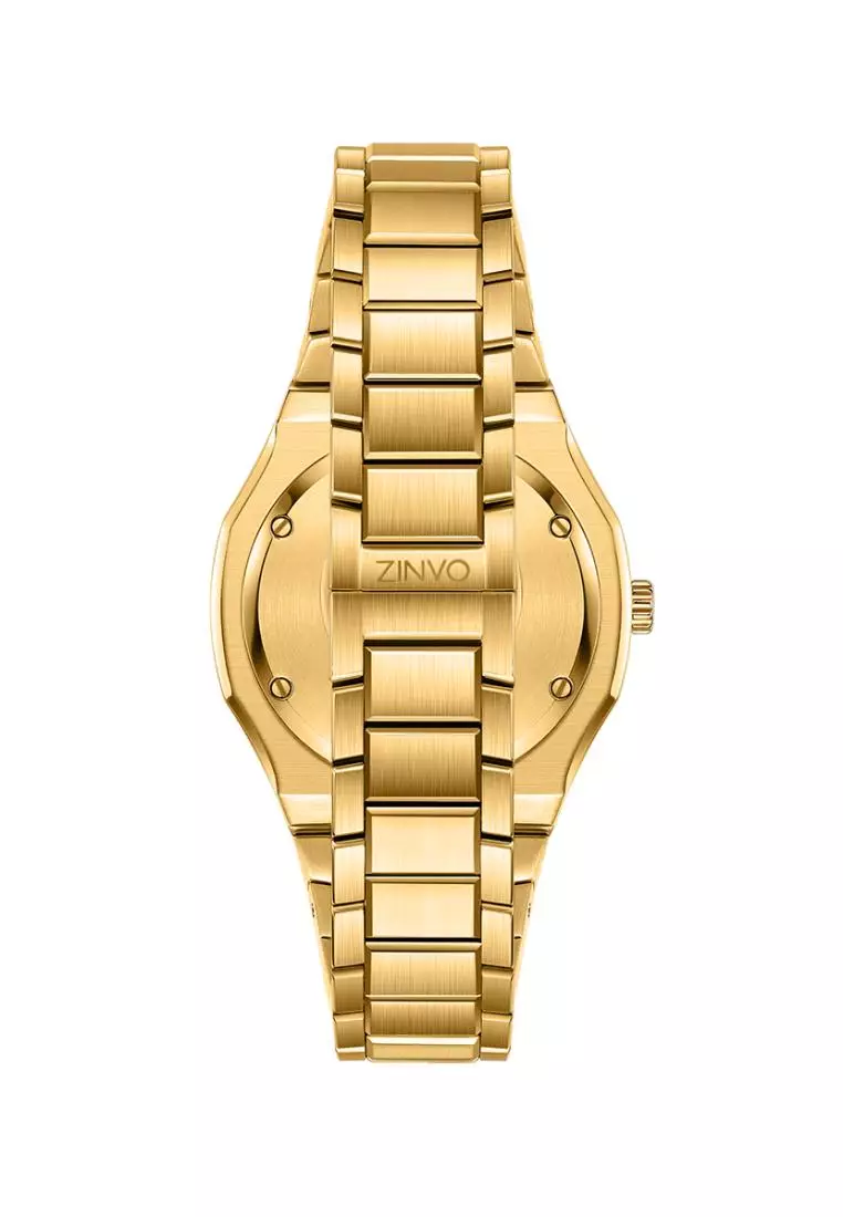 Jam Tangan Wanita Analog Zinvo Zealous Gold