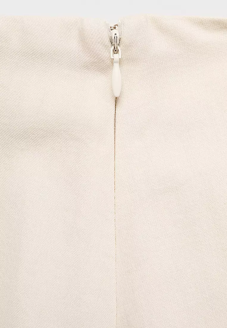 Asymmetrical Midi-Skirt