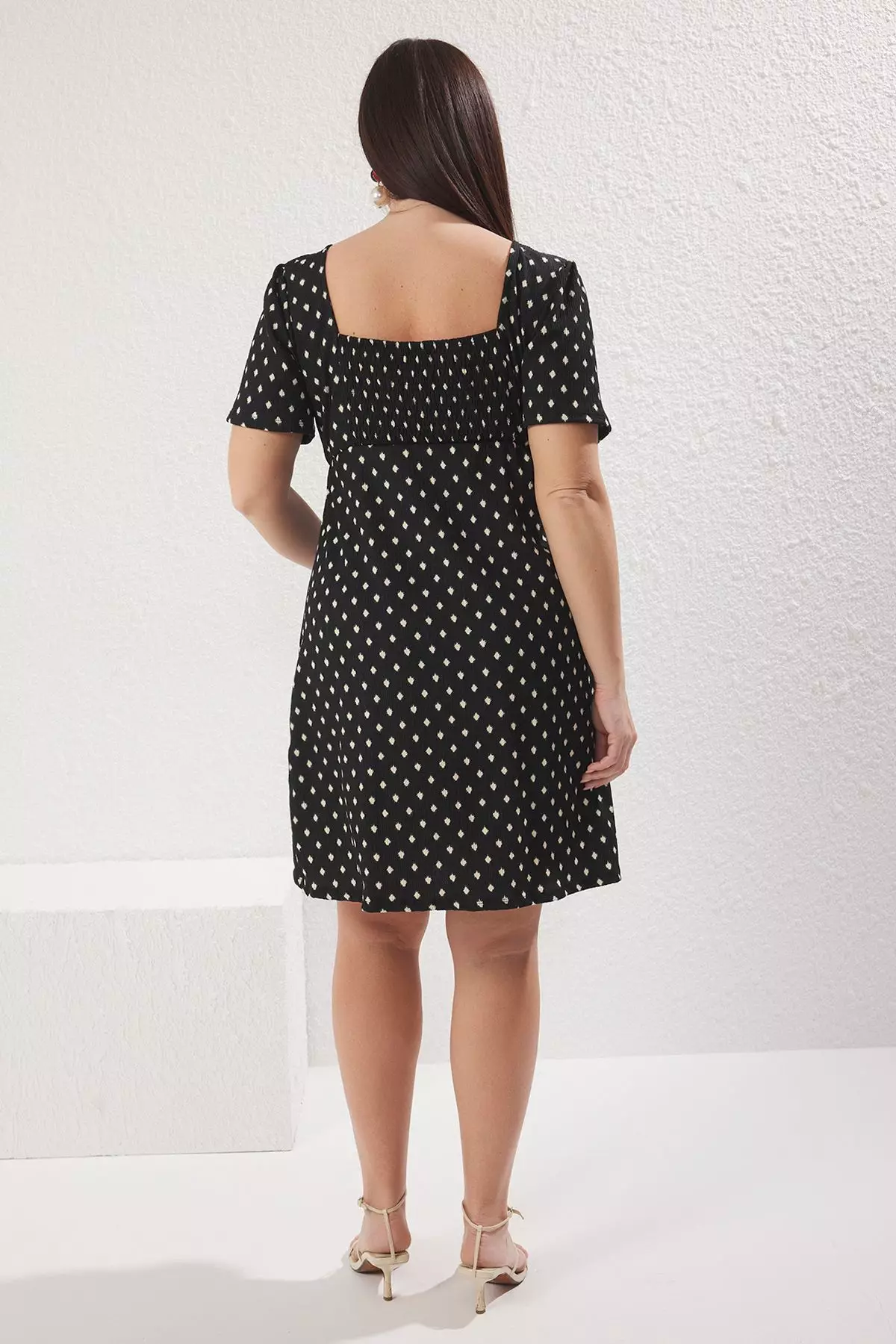 Plus Size A-Line Mini Dress