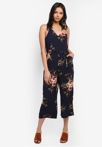 Jual AX Paris V Front Print Jumpsuit Original  ZALORA 