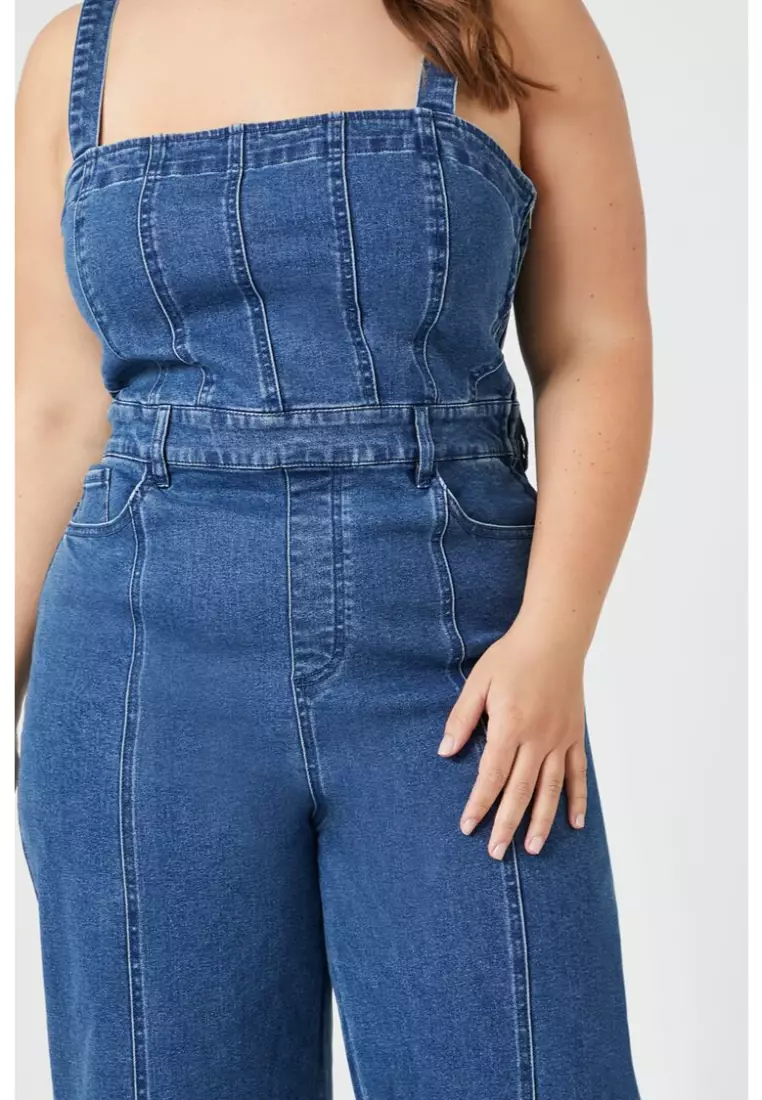 Forever 21 denim romper new arrivals