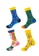 Kings Collection blue Set of 4 Pairs Pattern Cozy Socks (One Size) (HS202261-264) AE2CDAA56F0582GS_1