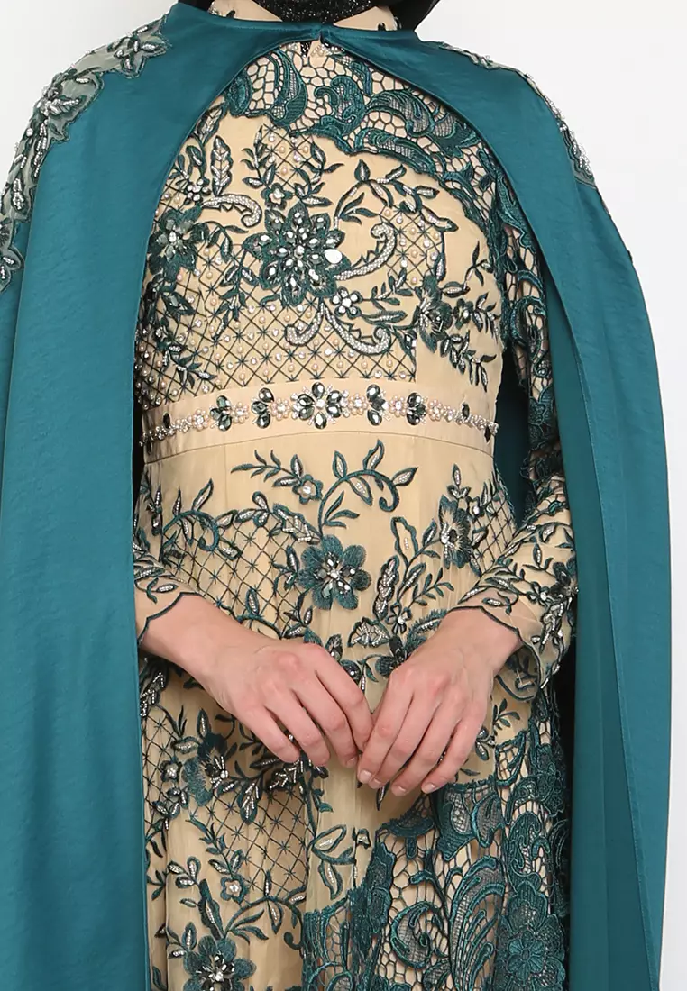 Bibiq Gamis Brokat Satin