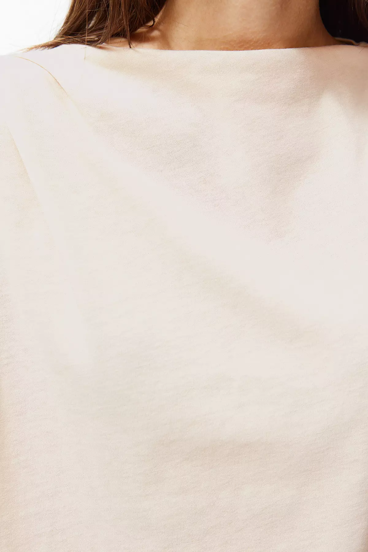 Cotton Boat Neck Top