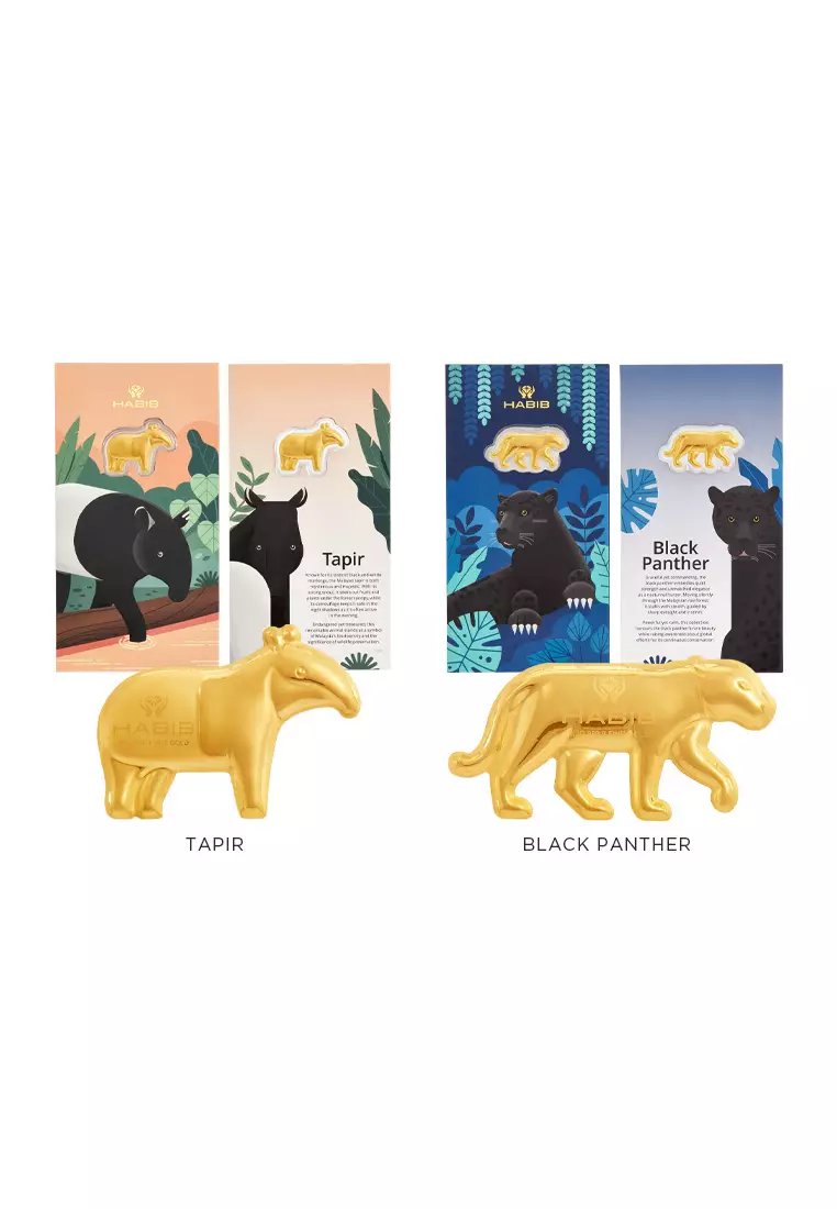 HABIB x Zoo Negara Collection Set 2025 | 999.9 Gold Wafer (0.80g)
