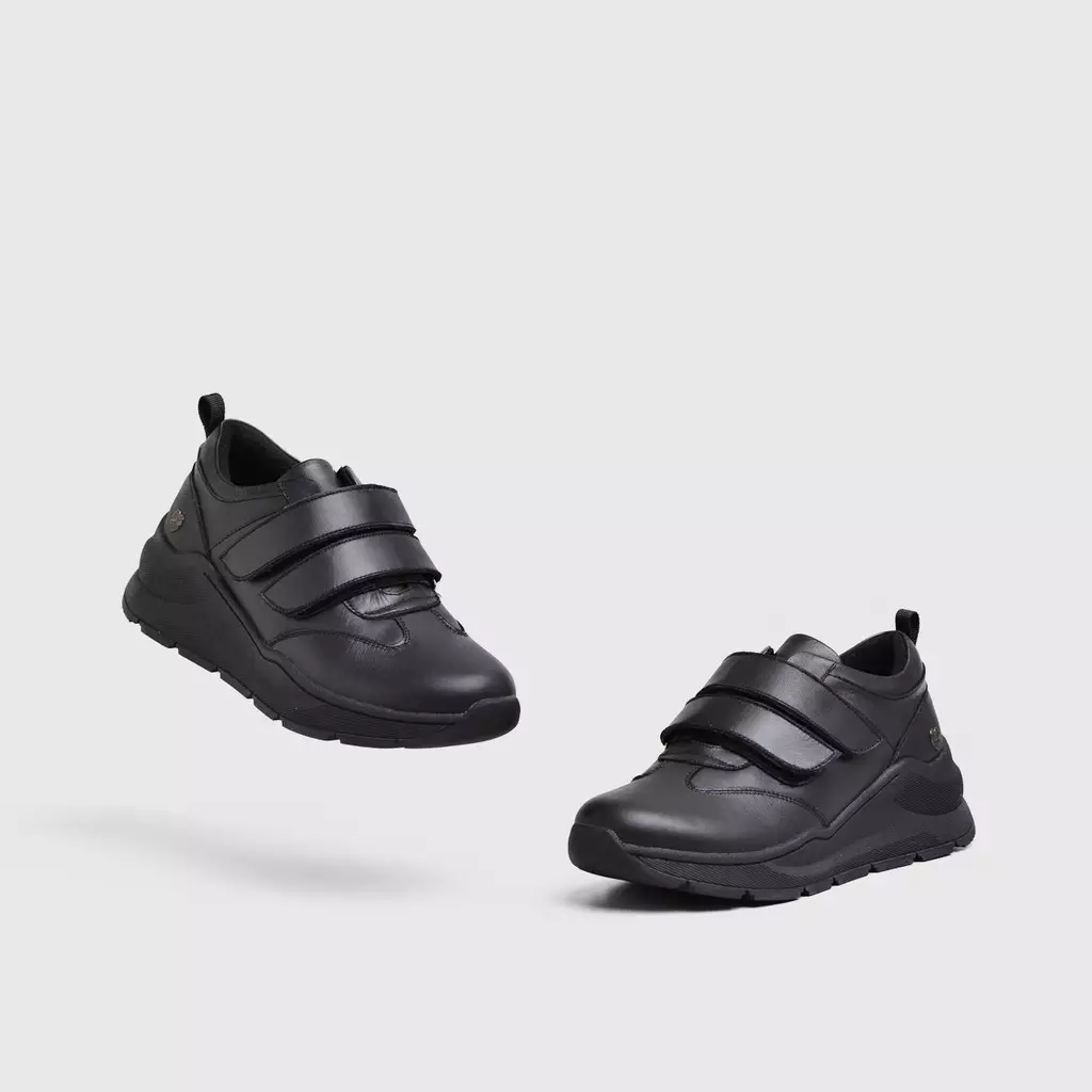 Amelia Sneakers Genuine Leather Black