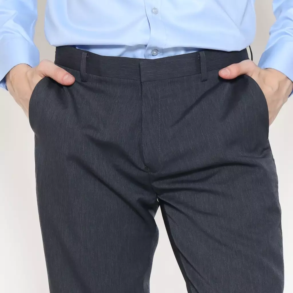 Schoeller Celana Panjang Formal Pria Slim Fit – Dark Grey – SHQCFSFTQB201QPLSQNM