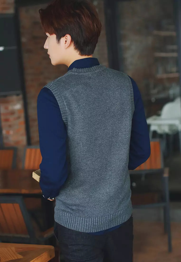 V-neck Casual Vest XH2019