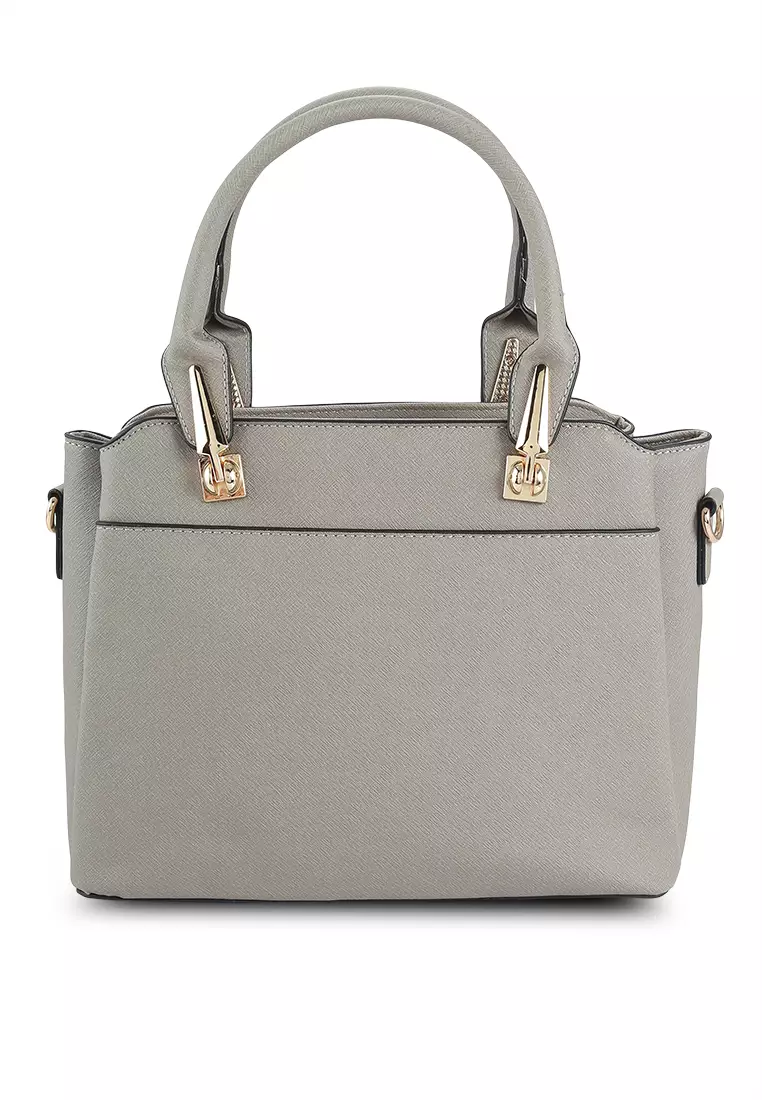 Saffiano Convertible Satchel