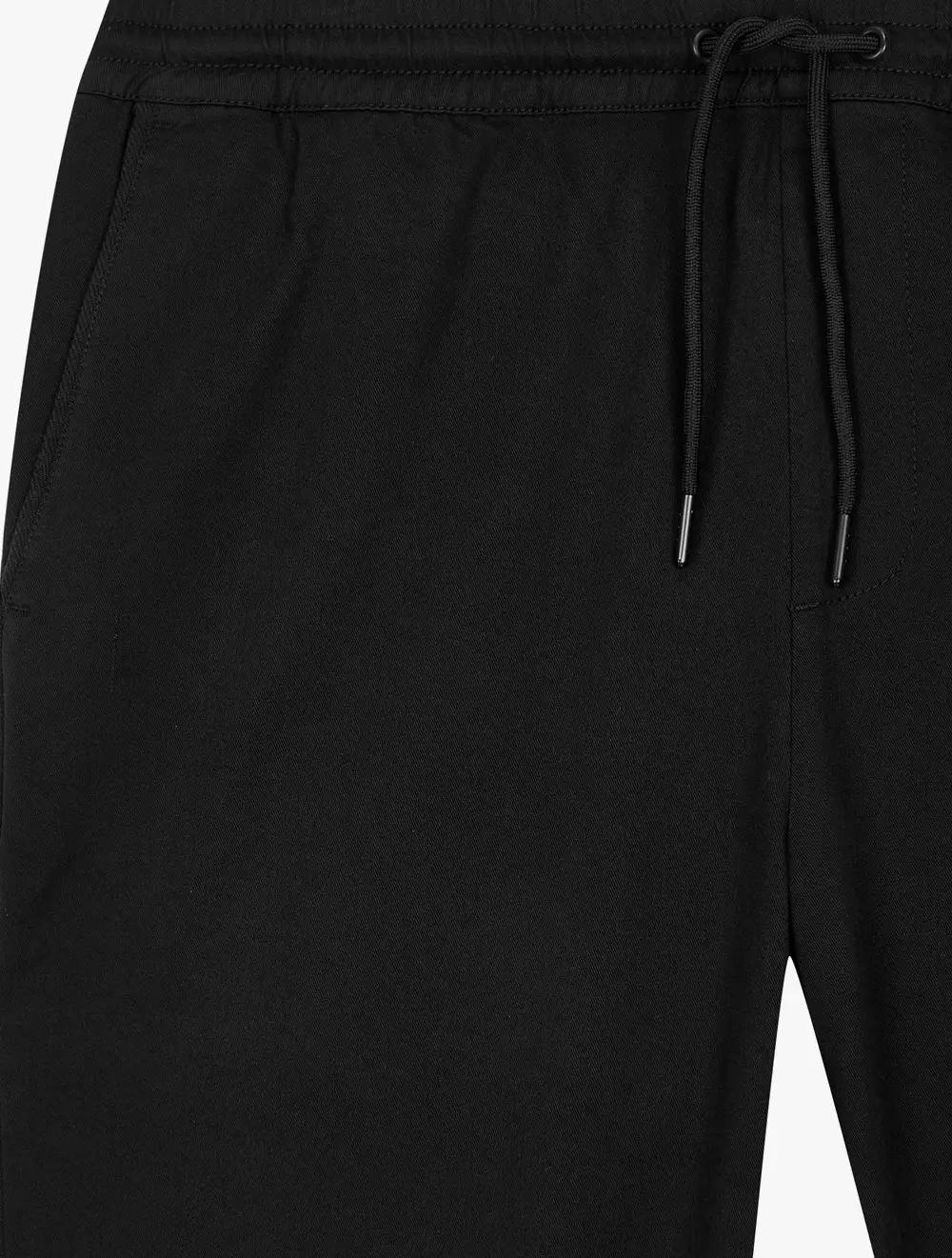 Calvin Klein Jeans - Slim Drawcord Chino Pants - Black - black