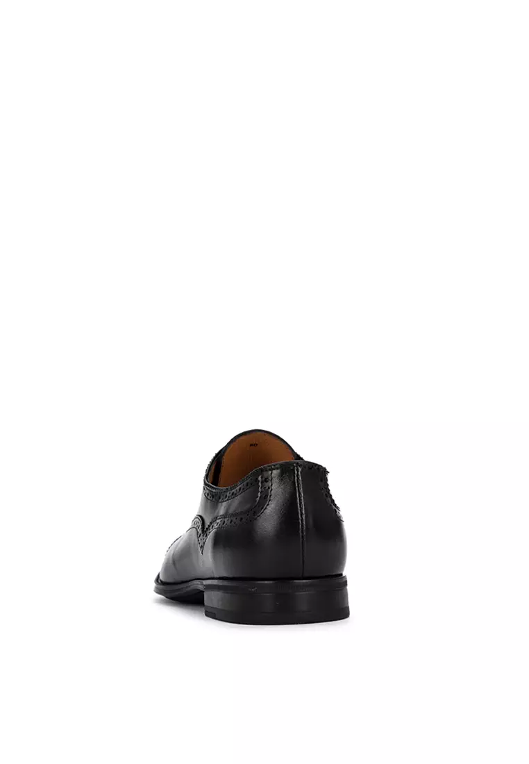 Barrington Black Captoe Oxford
