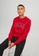 Jack & Jones red Thomas Sweat Crew Neck Sweatshirt 4C0C1AAFC82D6DGS_5
