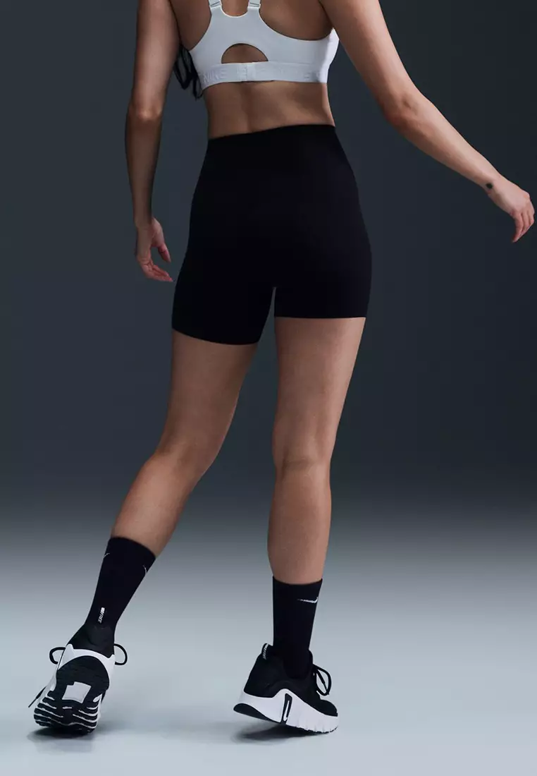 Zenvy Gentle-Support High-Waisted 5" Biker Shorts