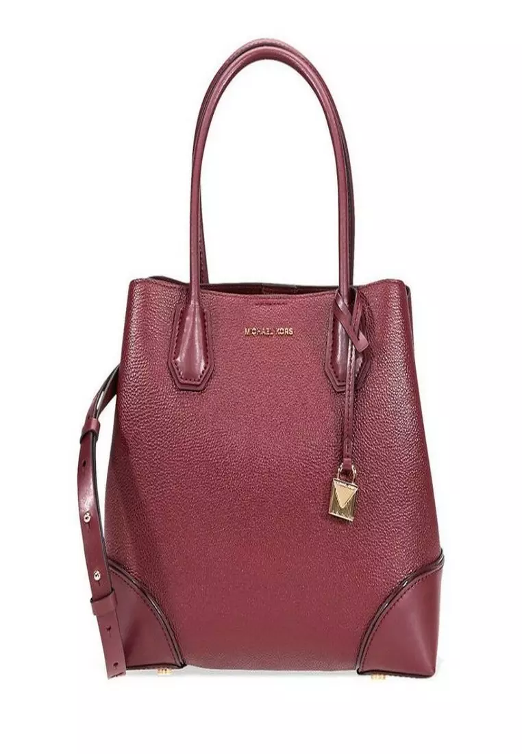 Michael michael kors mercer gallery medium hot sale leather satchel