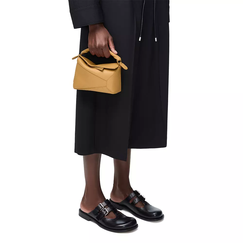 Mini Puzzle Edge Bag in Classic Calfskin Sahara Ghw