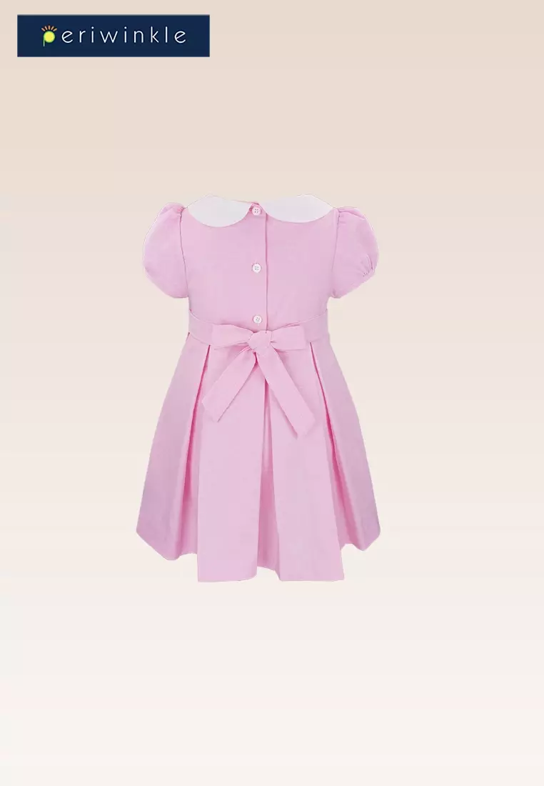 Buy PERIWINKLE Merina Baby Girls Pink Smocked Dress 2025 Online