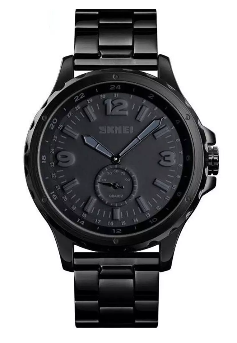 Jam Tangan Casual Analog Pria Strap Tali Material Stainless Steel HL76 ORIGINAL