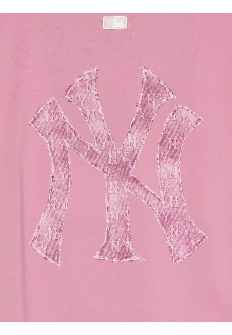 DENIMLIKE MONOGRAM BIG LUX OVER FIT T-SHIRTS NEW YORK YANKEES