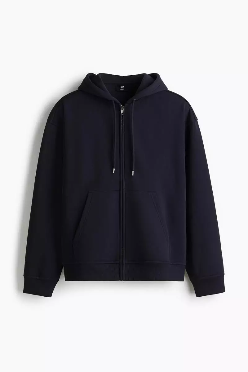 Loose  Fit Zip-through hoodie