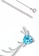 Twenty Eight Shoes blue VANSA Antlers Imitation Crystal Necklace VAW-N174 9E47BAC16C90F1GS_7
