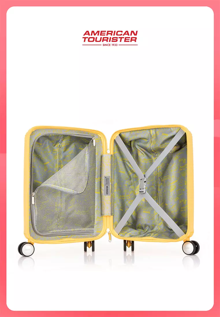 American Tourister Koper Hardcase Little Curio 17 AM - Gold Yellow
