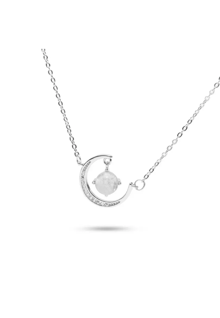 White hot sale moon jewelry