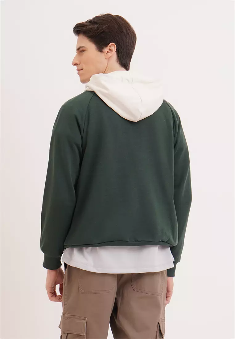 Relaxed Fit Hoodie With Penshoppe Embroidery