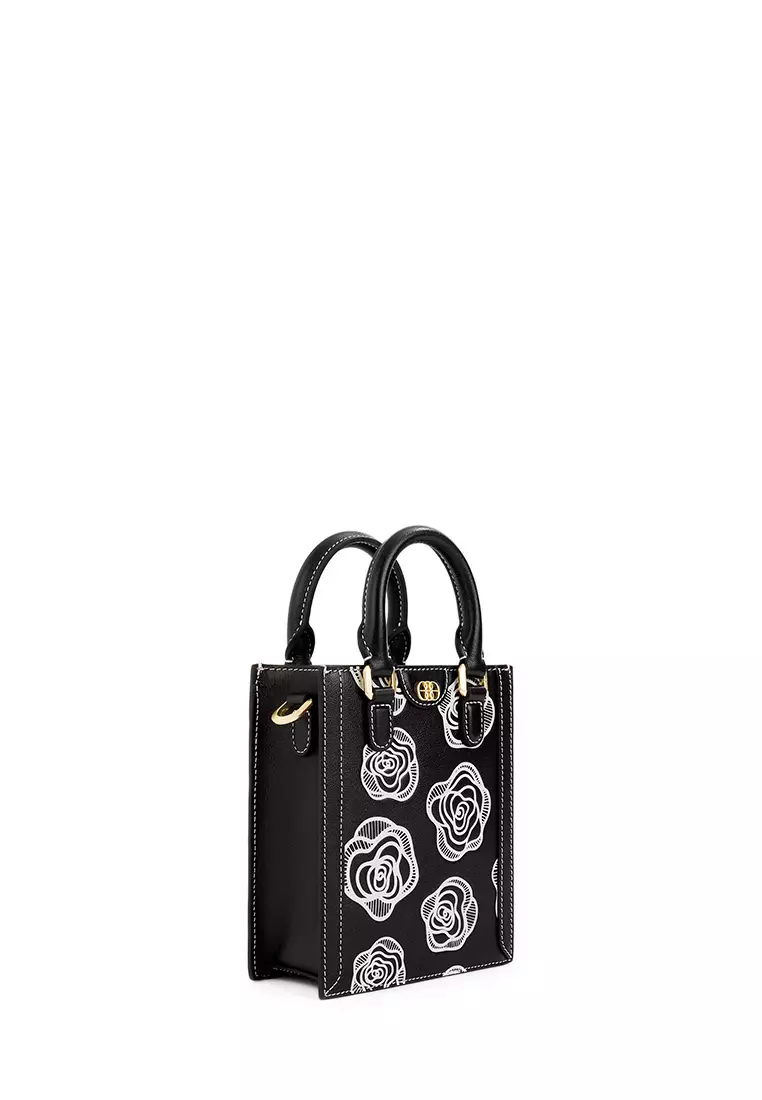 Black Delia Crossbody Bag