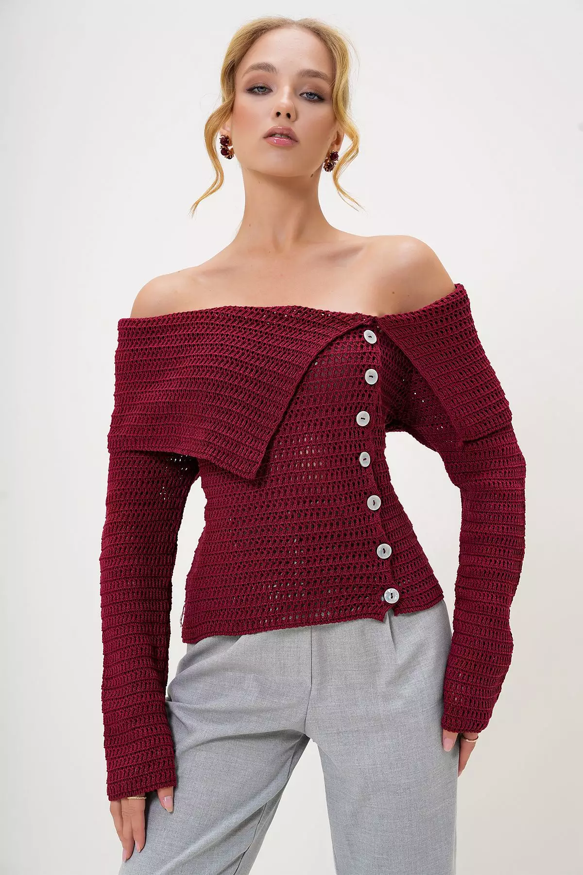 Off Shoulder Sweater