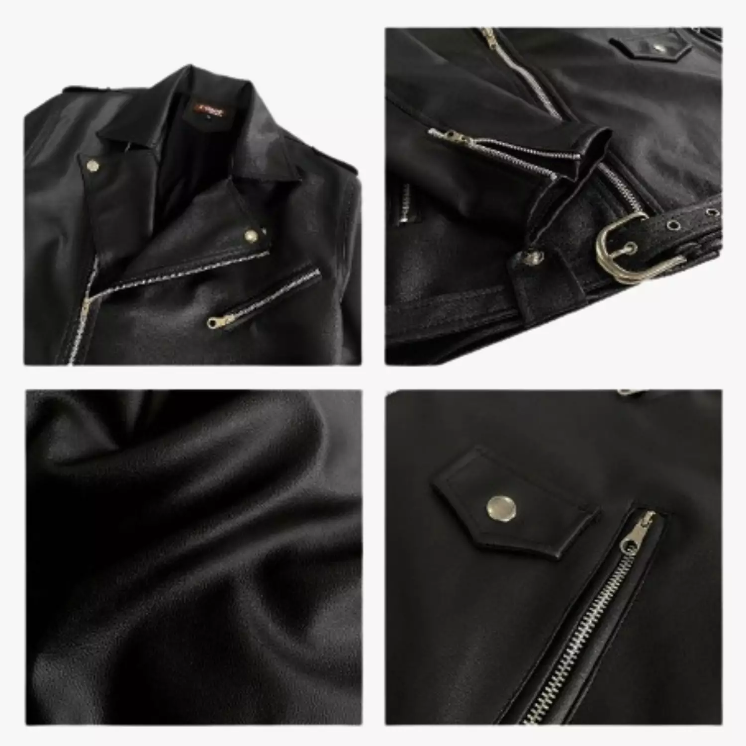 Jaket Kulit Sintetis A480