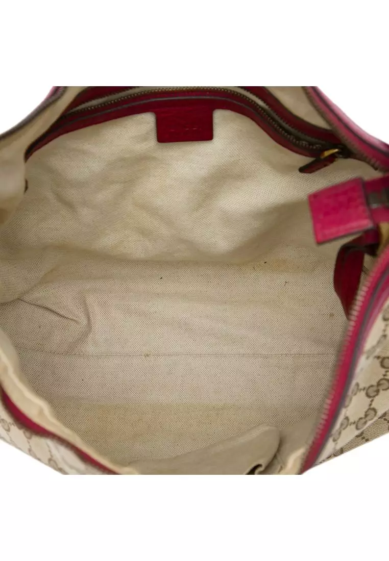 Pre-Loved Gucci Small Gg Canvas Miss Gg Hobo
