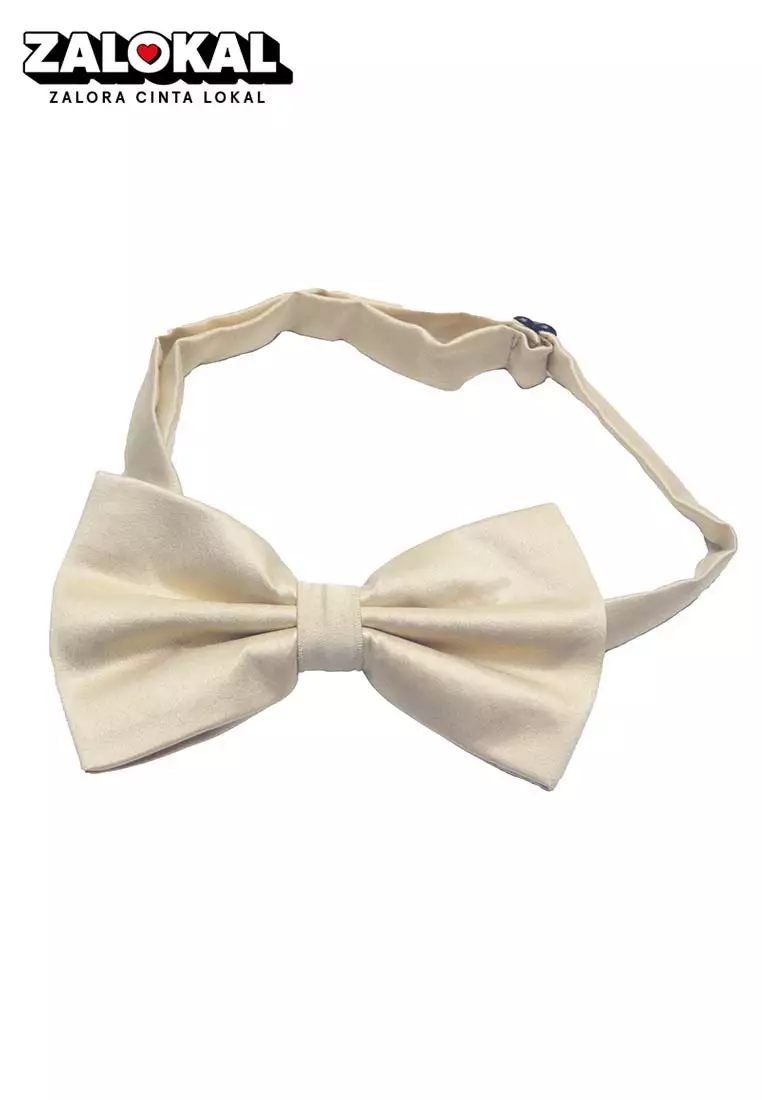 Dasi Kupu Bowtie Krem Muda A13