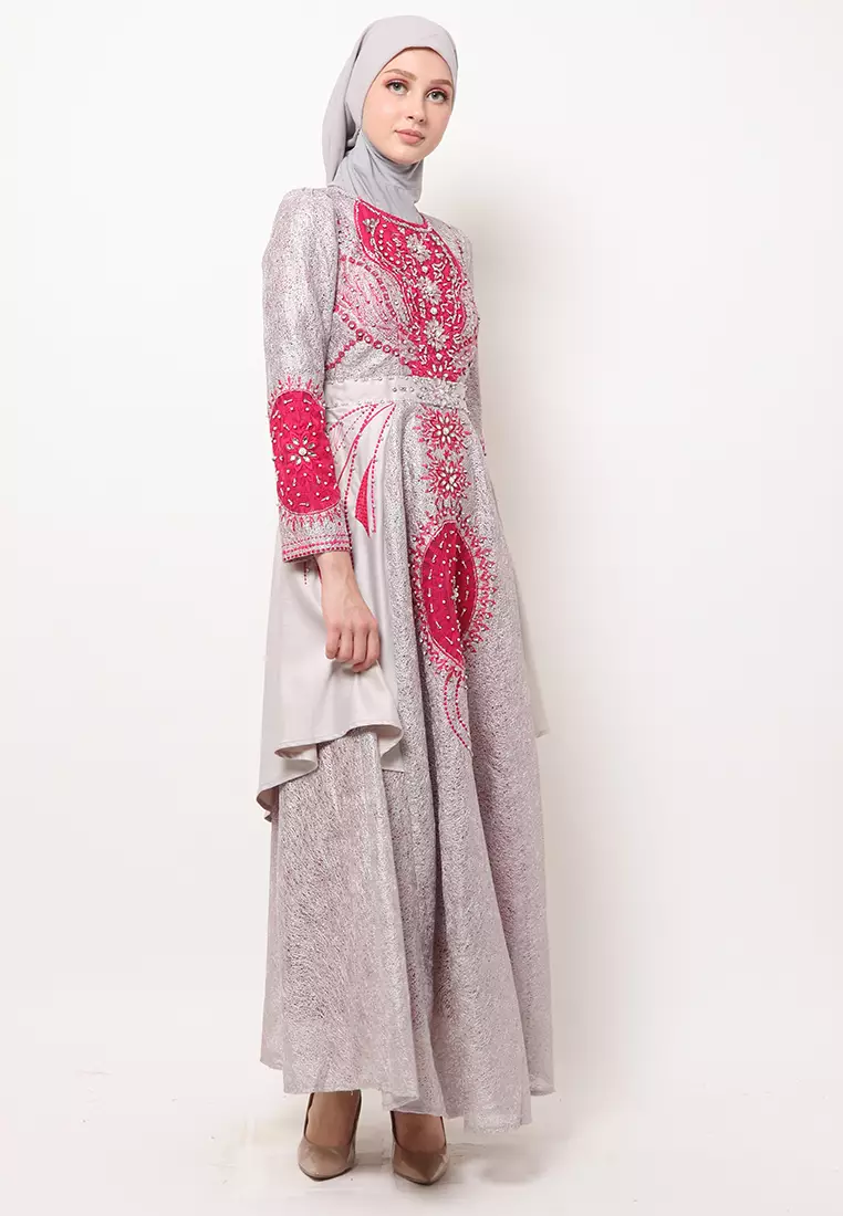 Bibiq Gamis Brokat Jaring