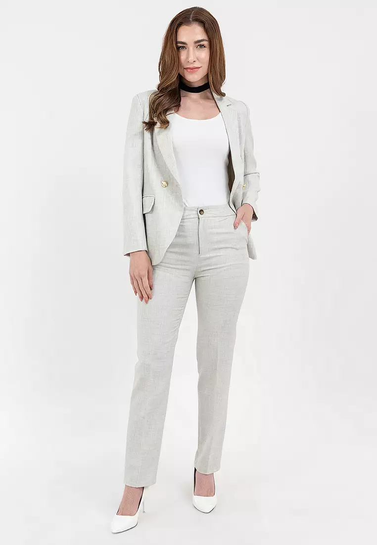 Tailored Double Breasted Suit with Pants