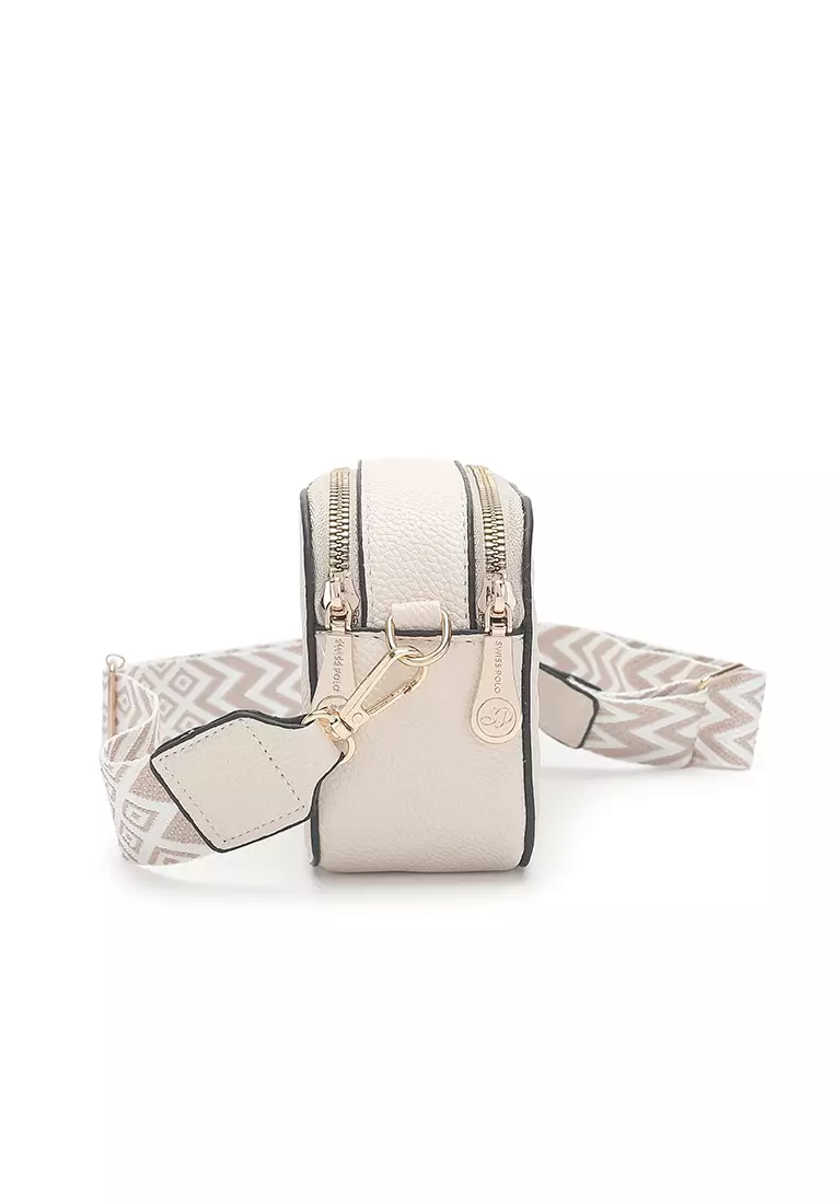Women's Sling Bag / Crossbody Bag (Tas Selempang Wanita) - Krem