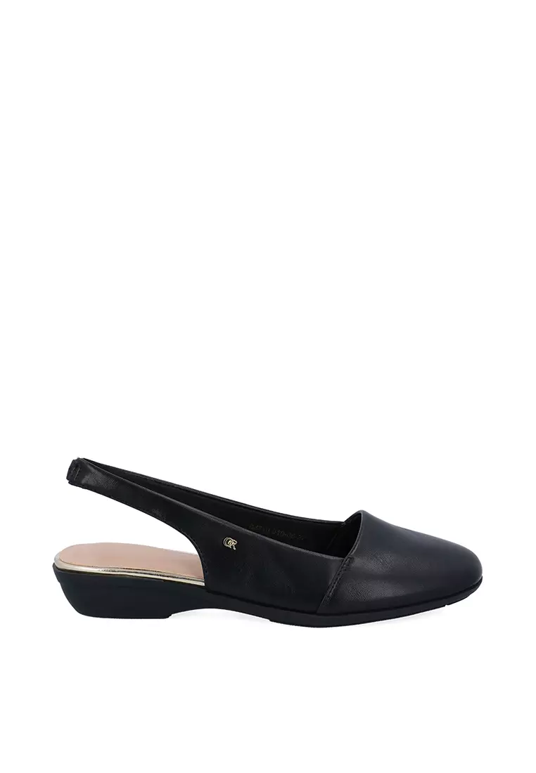 Discount on Carlo Rino  shoes - SKU: Black Rayla Slingback Pumps