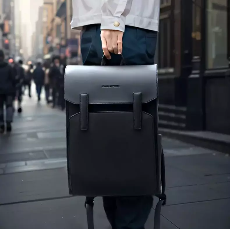 Mark Ryden MR6602 Tas Ransel Backpack Laptop pria 15.6 Inch - BLACK