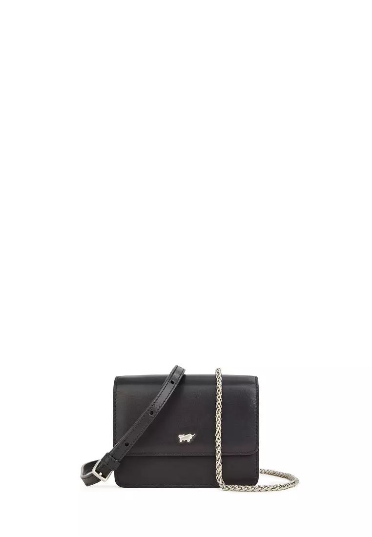 Burls Neck Wallet In Black