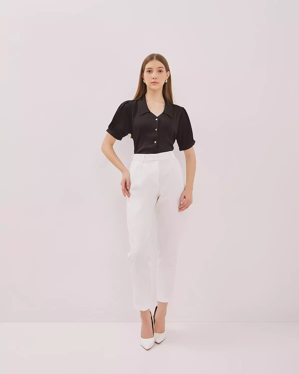 WOMEN'S BLACK BLOUSE