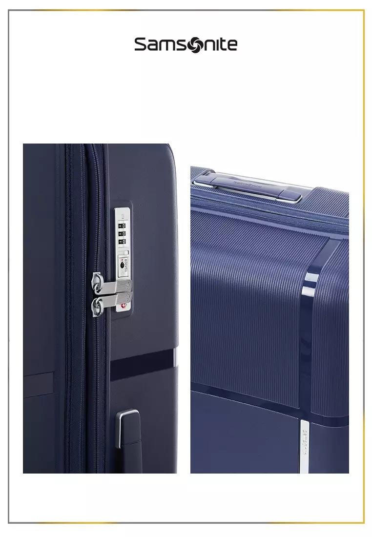 Samsonite Koper Hardcase Interlace Large 28 inch Exp V2 - Navy