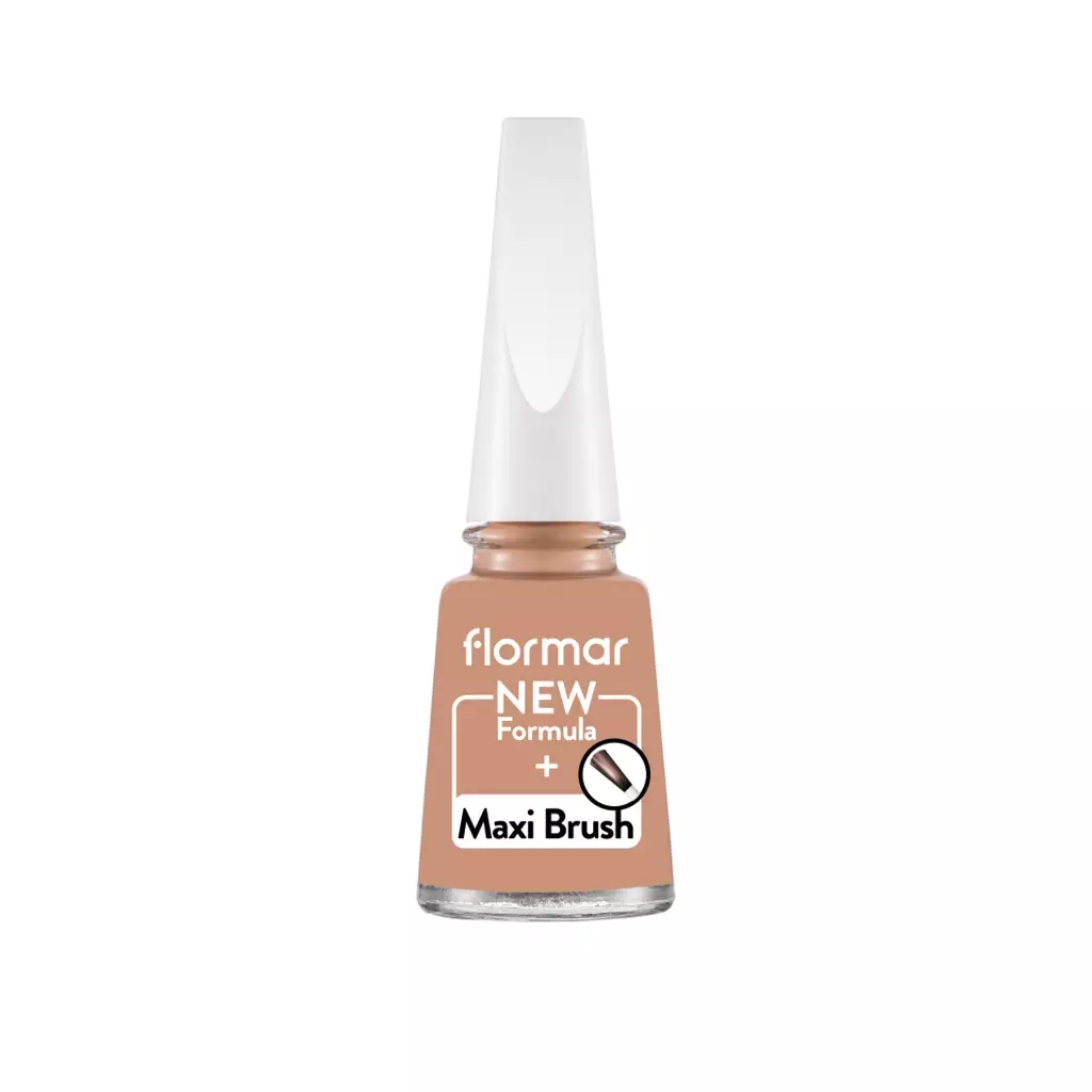 Flormar Nail Enamel - 472 Caramel Latte | Kutek Halal Certified