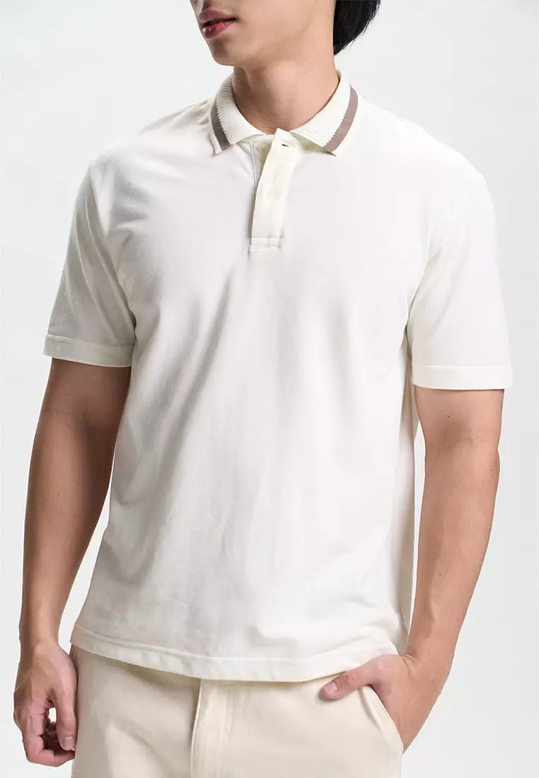Relaxed Fit Polo with Tipping