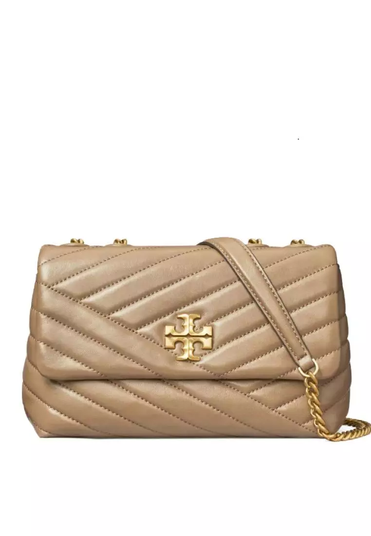 Tory Burch Small Kira Chevron Convertible Shoulder Bag Sandpiper