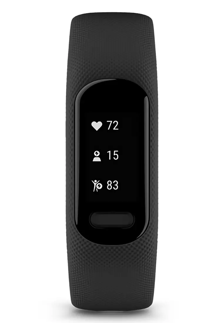 Garmin Vívosmart 5 Small/Medium - Advanced Fitness Tracker - Smart Band - Black - Silicone Strap - 010-02645-20