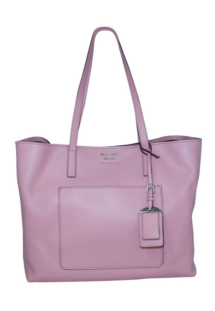 Buy PRADA Pre-Loved prada Pink Leather Tote Bag Online | ZALORA Malaysia