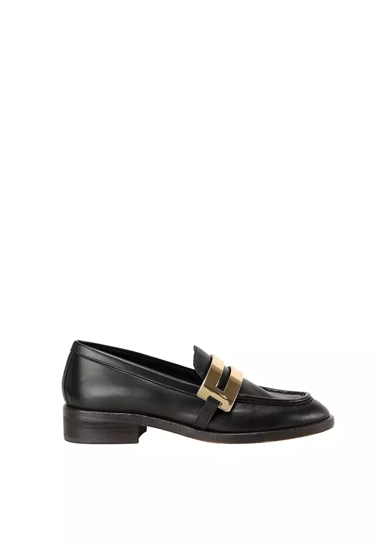 Discount on Beracamy  shoes - SKU: Beracamy Quarter Cuff Classic Loafer - Black
