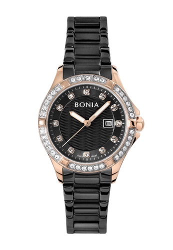 Bonia Watches black Bonia Women Elegance BNB10697-2037S 81E4EACA99E3A9GS_1