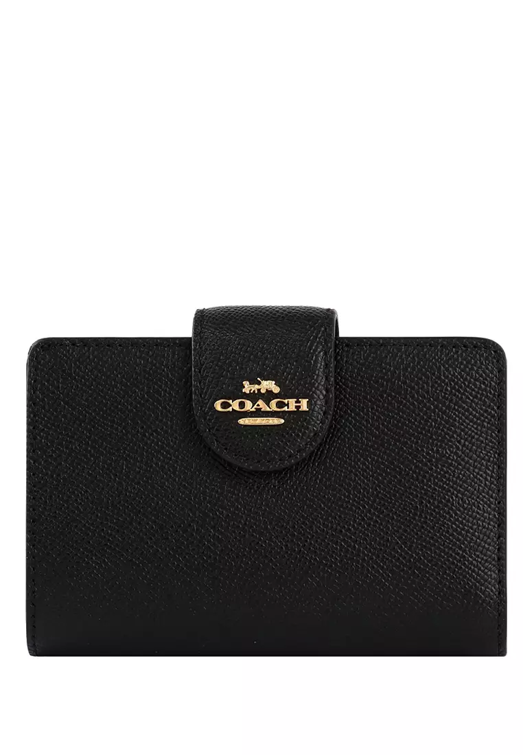 Buy Coach Coach Medium Corner Zip Wallet Black Online ZALORA Malaysia