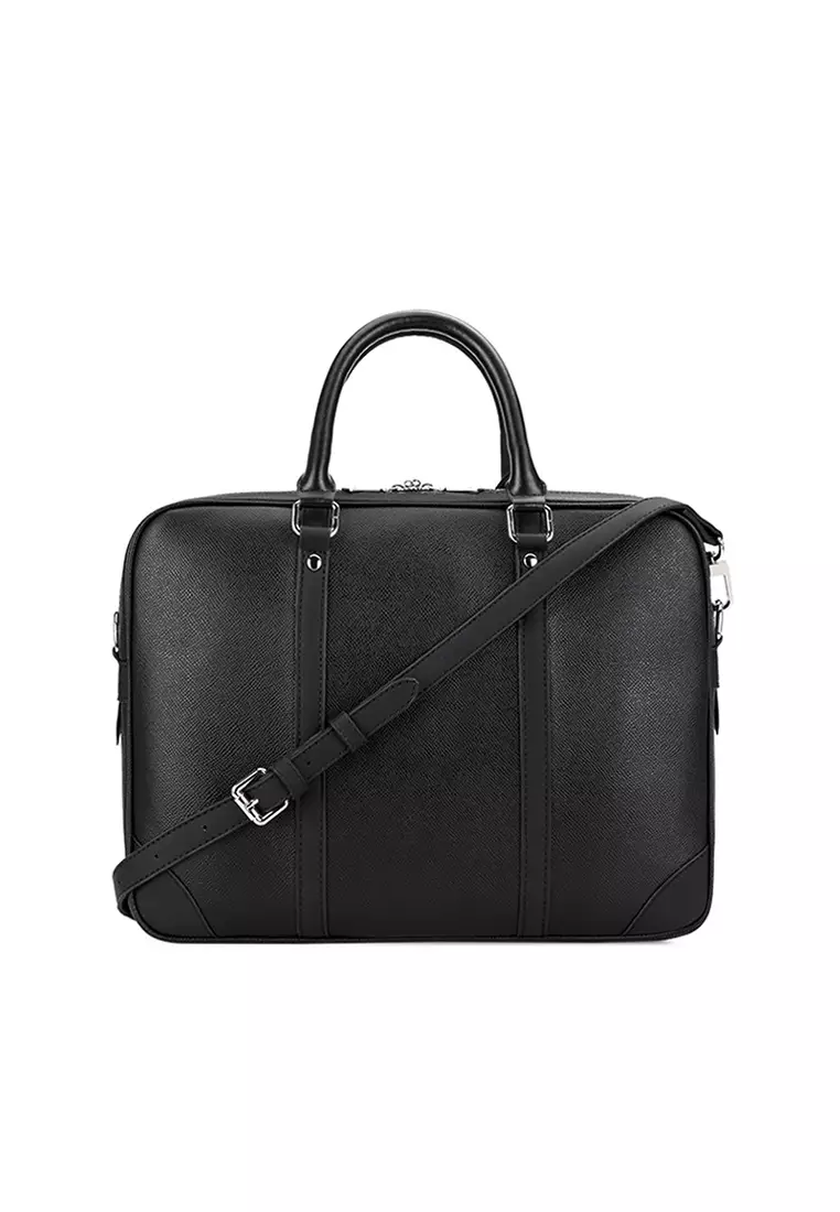 Buy AOKING Leather Business Laptop Briefcase Small Size 2024 Online ...