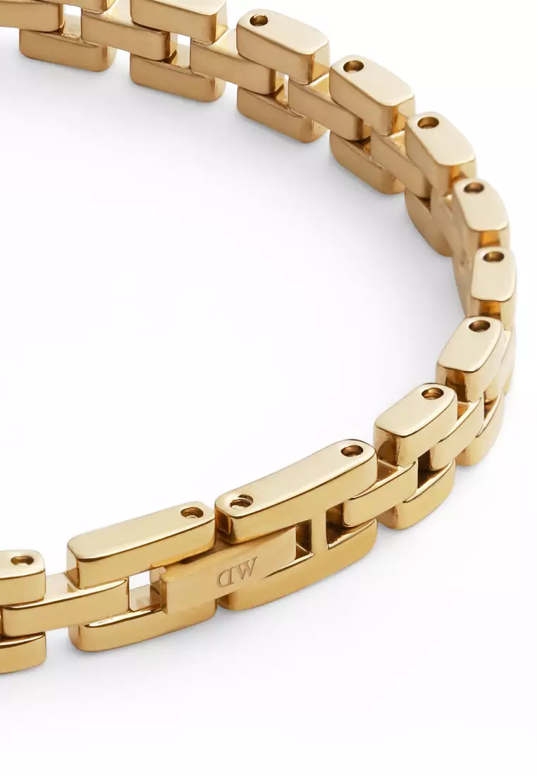 3-Link Bracelet Gold - Unisex Bracelet for women and men stainless steel Bracelet DW Official Authentic Original